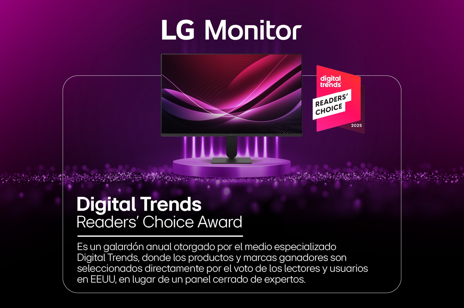 Vista frontal Monitor LG 27U411A Full HD